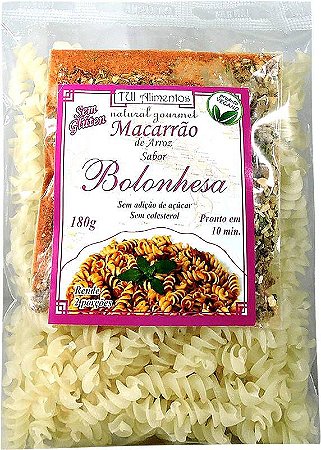 Macarrão de Arroz Sabor Bolonhesa Tui Alimentos 180g