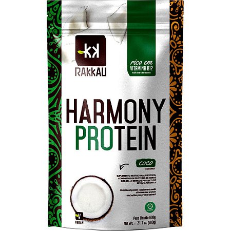 Harmony Protein Coco Rakkau 600g Vegano Proteína De Arroz