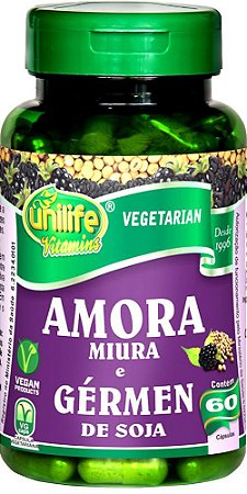 Amora Miura e Gérmen de Soja Unilife 60 cápsulas de 550mg