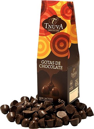 Gotas de Chocolate 56% Cacau Tnuva 80g