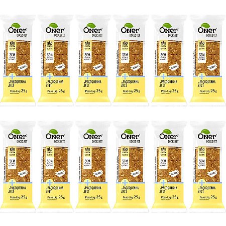 Kit 12 Paçoquinha Fit Oner 25g - Vegano