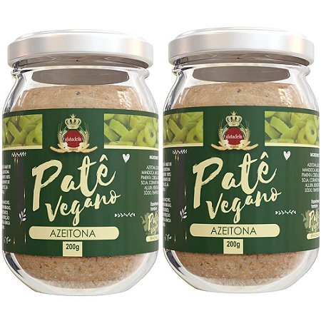 Kit 2 Patê Azeitona Glutadela Schillife 200g - Vegano