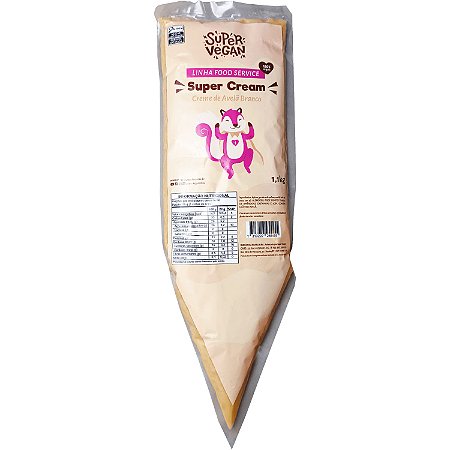 Creme de Avelã Branco Super Cream Super Vegan 1,1kg - Vegano