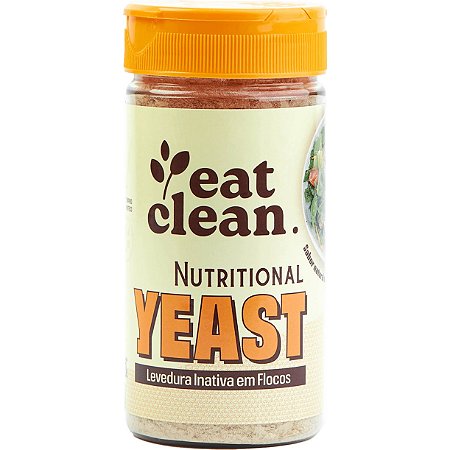 Nutritional Yeast em Flocos Levedura Nutricional Eat Clean 100g - Vegano