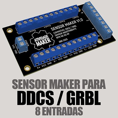 SENSOR MAKER V1 - DDCS/GRBL - 8 ENTRADAS