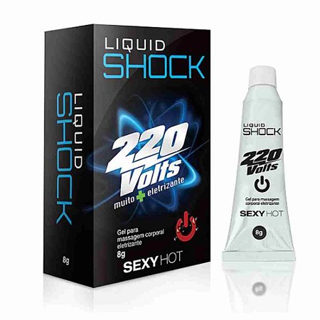 Gel Comestível - Liquid Shock - Efeito Eletrizante - 8g