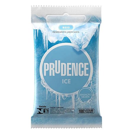 Preservativo Prudence Ice - Sensação Gelada - 3 un