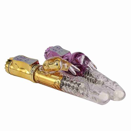 Vibrador Jack Rabbit Ponto G - Vibrador Rotativo - Roxo