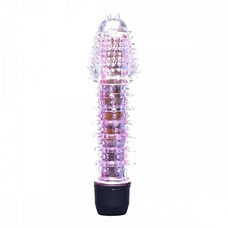 Vibrador Multivelocidade com Capa Texturizada Rosa