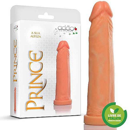Pênis Realístico Prince - Maciço - PVC - 18,5 x 4,5 cm