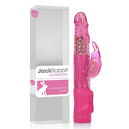 Vibrador Jack Rabbit - Coelho - Rotativo - Multivelocidade - Rosa