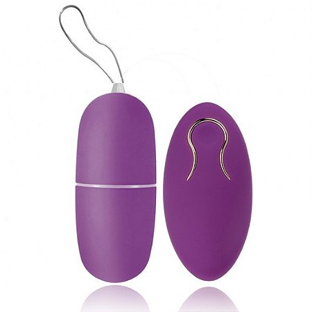 Vibrador Bullet Luxor 10 velocidades Aveludado sem fio - Roxo