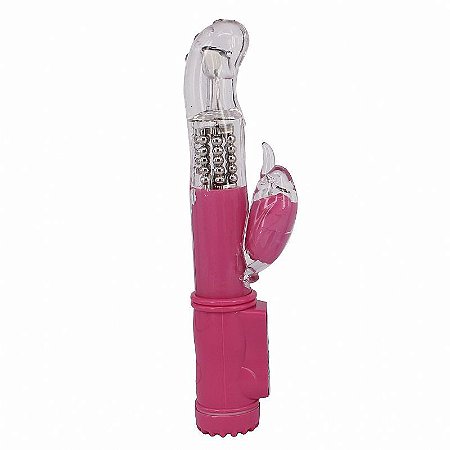 Vibrador Jack Rabbit Ponto G - Resistente à Água 36 Vibrações Rosa