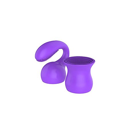 Kit Capa Para Varinha Mágica Cabeça Redonda - Roxo