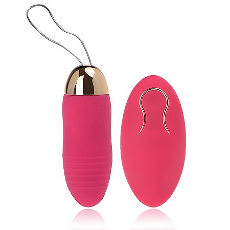 Vibrador Bullet - Silicone Aveludado 10 Velocidades Sem Fio - Rosa