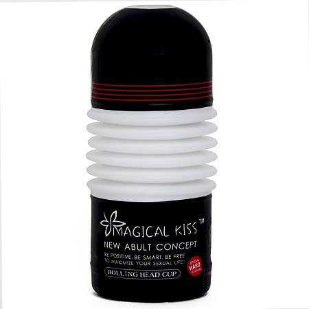 Masturbador Masculino - Sexo Oral - Sucção - Magical Kiss Preto