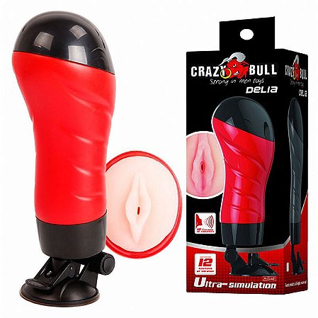 Masturbador Masculino Vagina Cyberskin Ventosa Crazy Bull