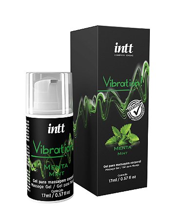 Gel Comestível - Vibration - Sexo Oral - Vibra - Intt - Menta - 17ml