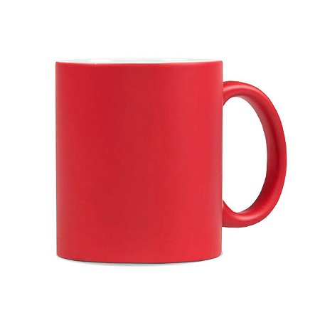 Caneca Mágica Vermelha Resinada Sublimática