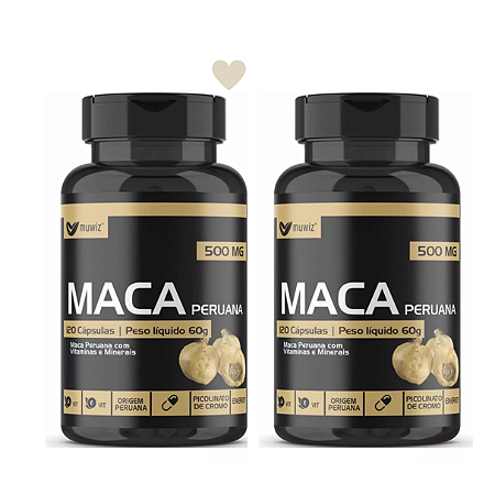 Muwiz Maca Peruana Pote De 60g Kit 2x 120 Un