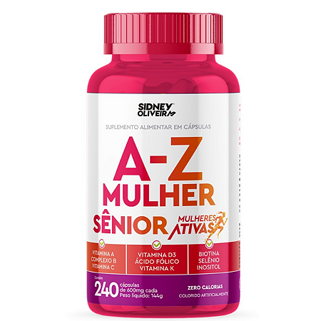 A-Z MULHER SÊNIOR MULHERES ATIVAS 240 CAPS