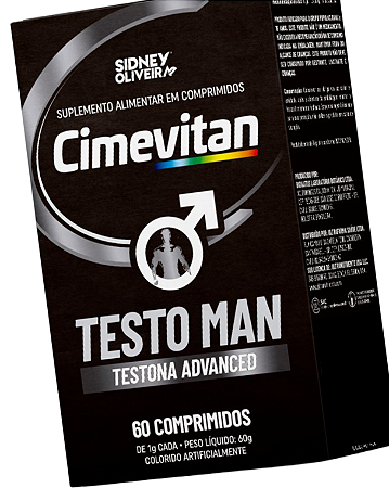 Suplemento Masculino Cimevitan Testo Man – Fórmula Avançada com Vitaminas