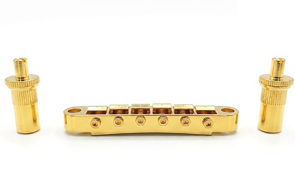 Ponte fixa guitarra Gotoh GE103B-T Dourada Tune-o-matic