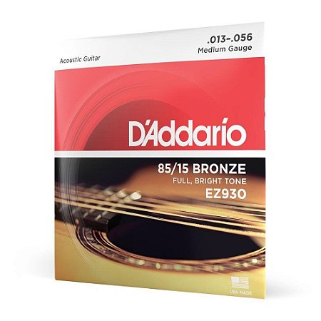 Encordoamento para violão aço Daddario 013 EZ930