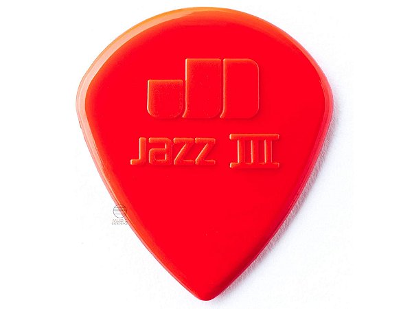 1 Palheta Jazz III Vermelha Dunlop 47R3N jazz3 guitarra USA