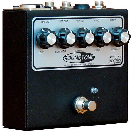 Pedal Preamp baixo bass drive Trefilio Roundtone Direct Box