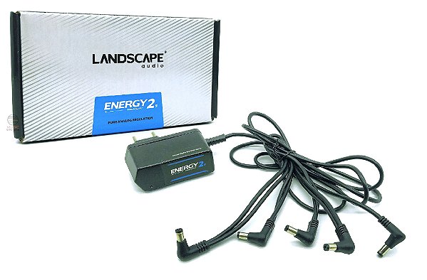 Fonte 9v Landscape Energy E2s 5 pedais 1000ma Garantia 1ano