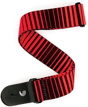 Correia guitarra Planet Waves S1507 Art Red stripes Daddario