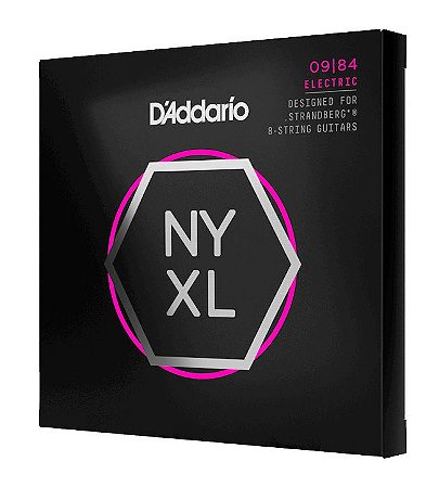 Encordoamento Daddario NYXL0984SB Guita STRANDBERG 8 Cordas