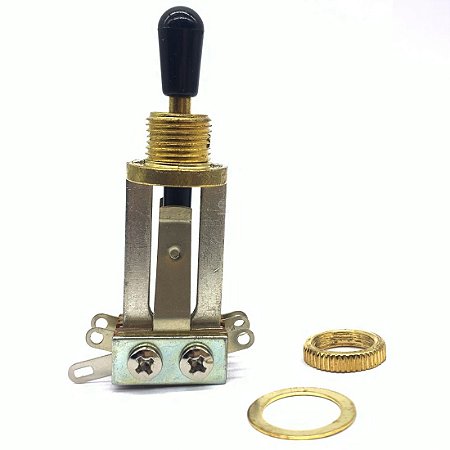 Chave 3 Posições Longa guitarra acustica LTG5 Dourado Preto