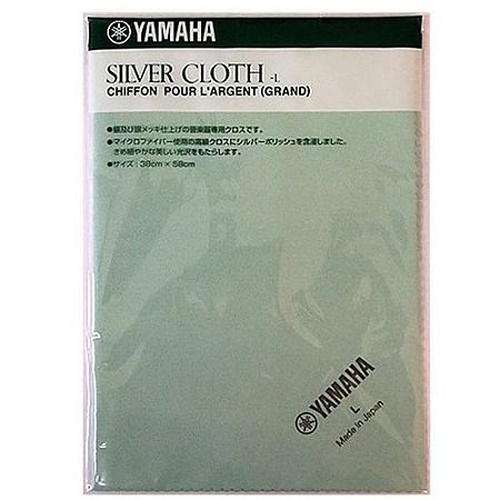 Pano flanela limpeza sopro prateado Yamaha SVCL2 Grande 58cm