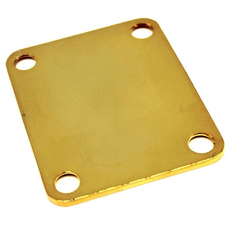 Neck Plate Spirit placa junção braço guitarra baixo Dourado