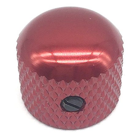 1 Knob de aluminio vermelho guitarra baixo ZPB