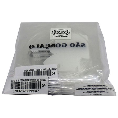 12 Corda avulsa violão nylon MI mizinha cristal São Gonçalo - Music