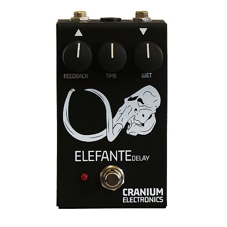 Pedal Delay Cranium Elefante Handmade Brasil