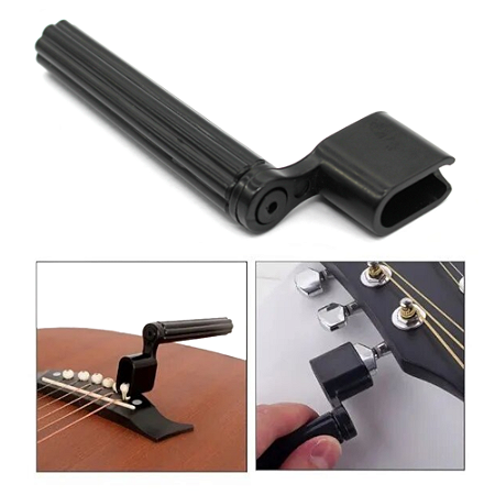 Enrolador cordas pegwinder encordoador BK guitarra MXP