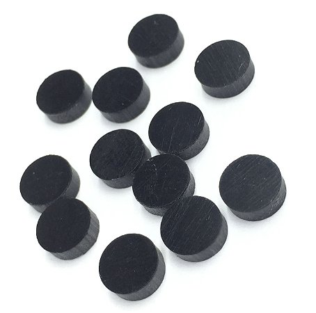 12 Marcação posição redondo escala guitarra inlay preto dot