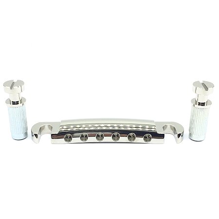 Ponte cordal guitarra Gotoh GE101Z Niquelado Stop tailpiece