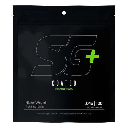 Encordoamento baixo 4 cordas 045 SG+ COATED REVESTIDO