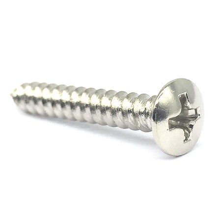 Parafuso niquelado para roldana guitarra 4mm x 28mm