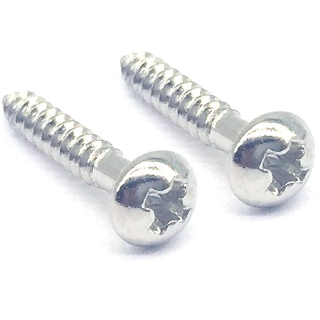 Kit 2 Parafuso rebaixador corda guitarra 2.1X12mm Niquelado