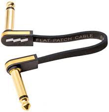 Cabo p/ pedal EBS PG10 Premium Gold- 10cm Flat Patch - PG-10