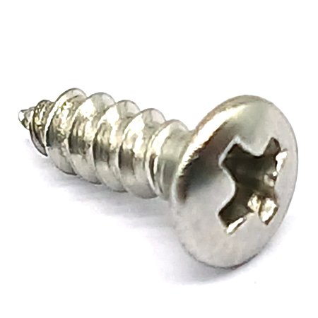 Parafuso INOX OVL escudo guitarra STRATO 2,9 X 9,5mm MXP
