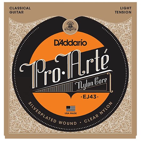 Encordoamento violão nylon DADDARIO PRO ARTE  EJ43 Light