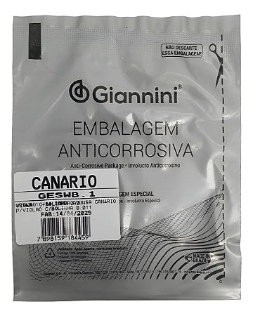 Corda AVULSA violao aço 1a MI GIANNINI CANARIO c/ bolinha