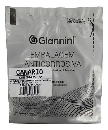 Corda AVULSA violao aço 2a SI GIANNINI CANARIO c/ bolinha